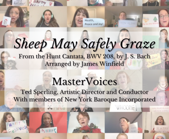 “Sheep May Safely Graze”